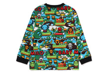 BABY MILO GAME PATTERN LS TEE