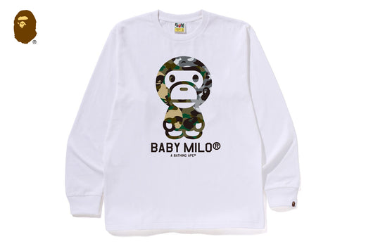 1ST CAMO CRAZY BABY MILO LS TEE
