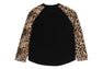 WILD LEOPARD PATTERN BABY MILO RAGLAN LS TEE