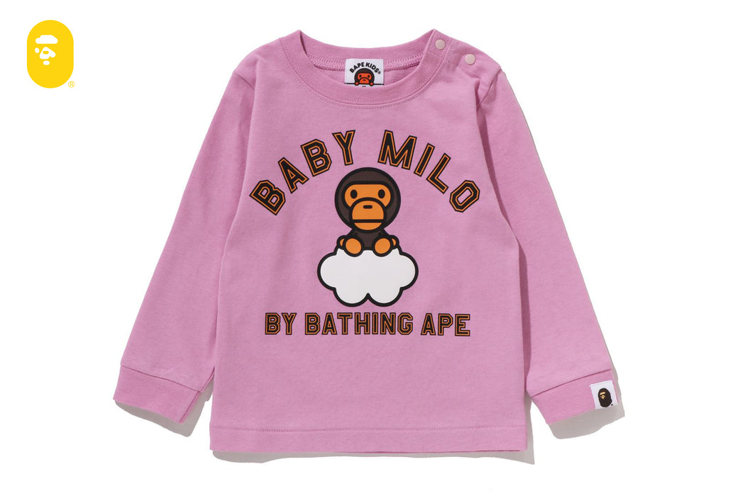 トップス A BATHING APE BABY MILO LONG T-SHIRTS BAPE® LADIES'】 MILO BUSY WORKS TEE BIG BABY MILO®︎ TEE BY