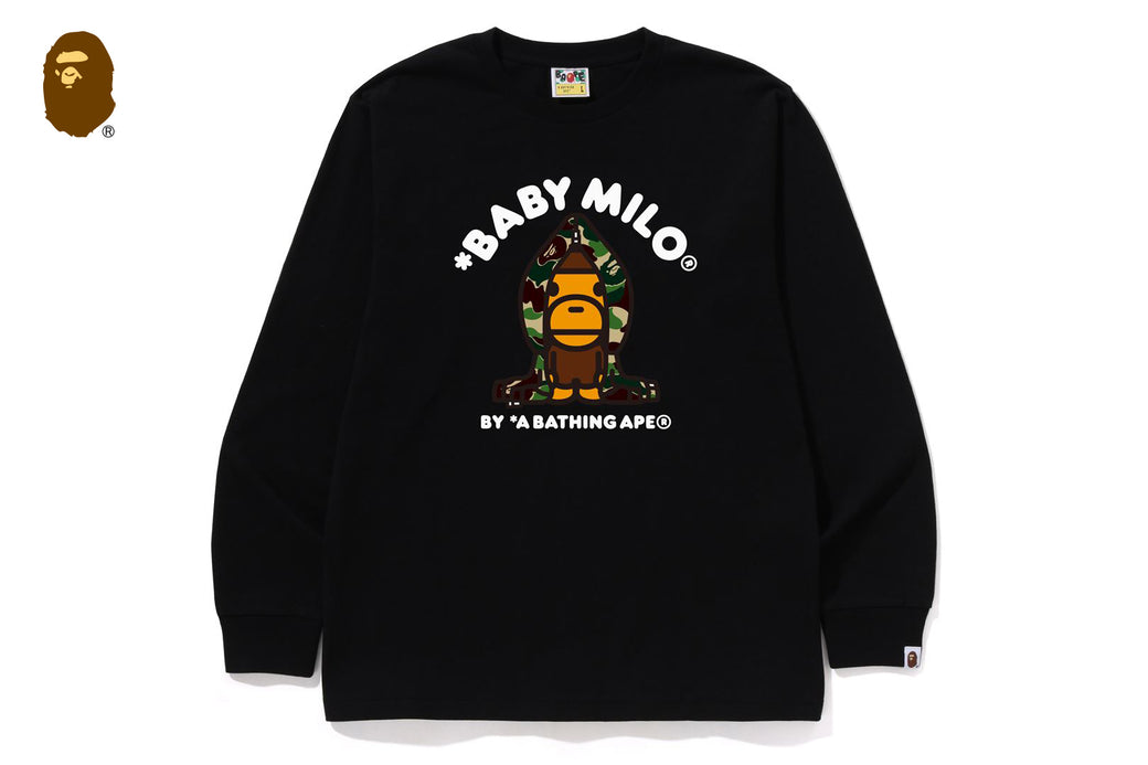 ABC CAMO MILO HOODIE LS TEE | bape.com