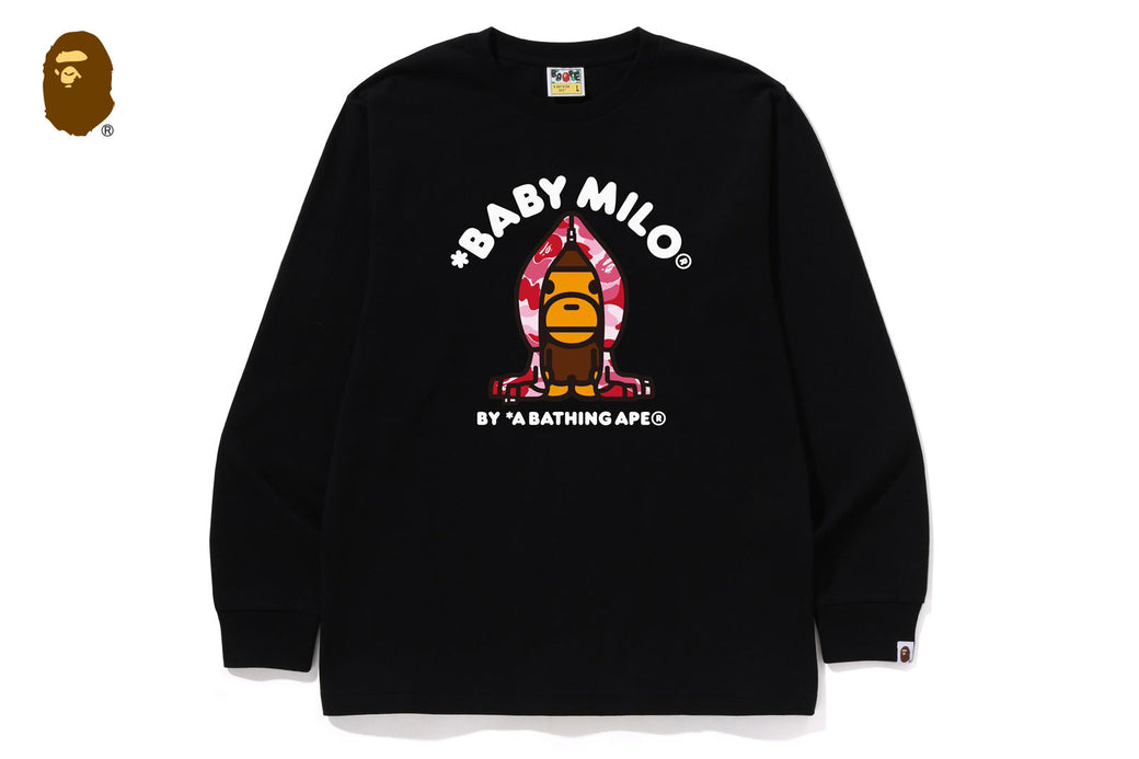 ABC CAMO MILO HOODIE LS TEE | bape.com
