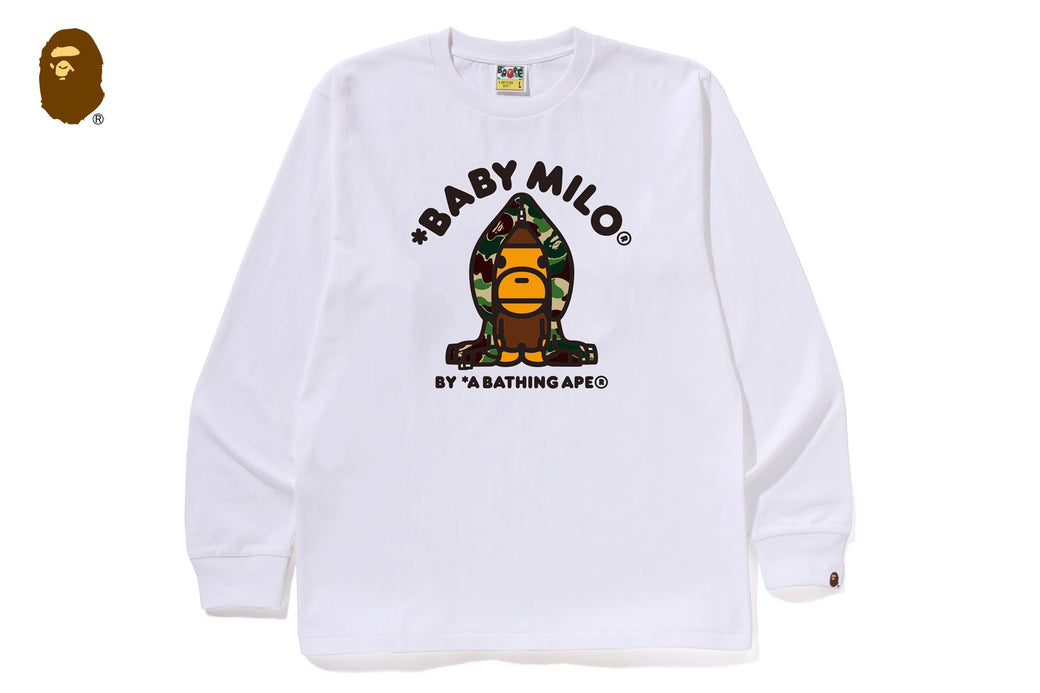 ABC CAMO MILO HOODIE LS TEE | bape.com