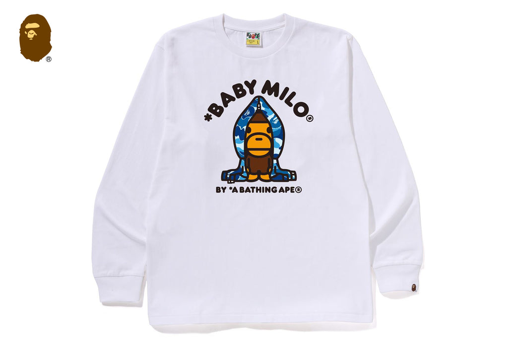 ABC CAMO MILO HOODIE LS TEE | bape.com