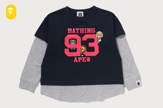 BABY MILO LAYERED LOOSE FIT LS TEE
