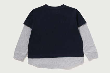 BABY MILO LAYERED LOOSE FIT LS TEE