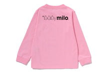 WINKING MILO FACE LS TEE