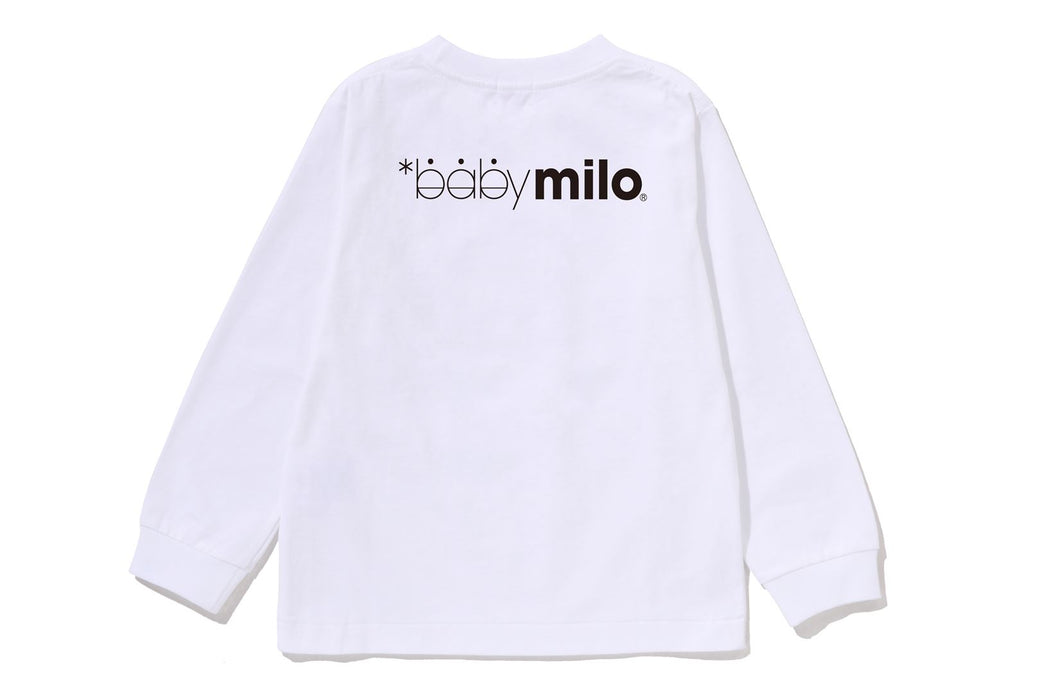 WINKING MILO FACE LS TEE | bape.com