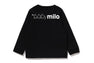 WINKING MILO FACE LS TEE