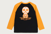 BABY MILO SKULL RAGLAN LS TEE