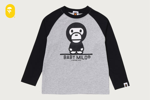 BABY MILO SKULL RAGLAN LS TEE