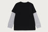 BABY MILO SKULL LAYERED SLEEVES LS TEE