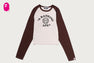 BABY MILO RAGLAN CROPPED LS TEE
