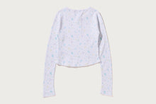 LISA MILO STA PATTERN WAFFLE SLIM FIT LS TEE