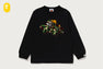 ABC CAMO SHARK MILO ON BAPE LS TEE