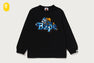 ABC CAMO SHARK MILO ON BAPE LS TEE