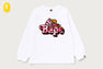 ABC CAMO SHARK MILO ON BAPE LS TEE