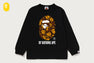 ALL BABY MILO BY BATHING APE LS TEE