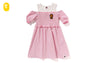 GINGHAM CHECK SHIRRING DRESS