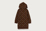 MILOGRAM SWEETS PATTERN HOODIE DRESS