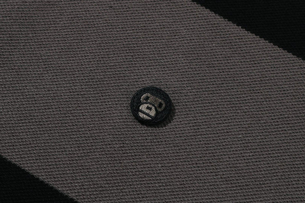 MILO ONE POINT STRIPE RELAXED FIT POLO | bape.com