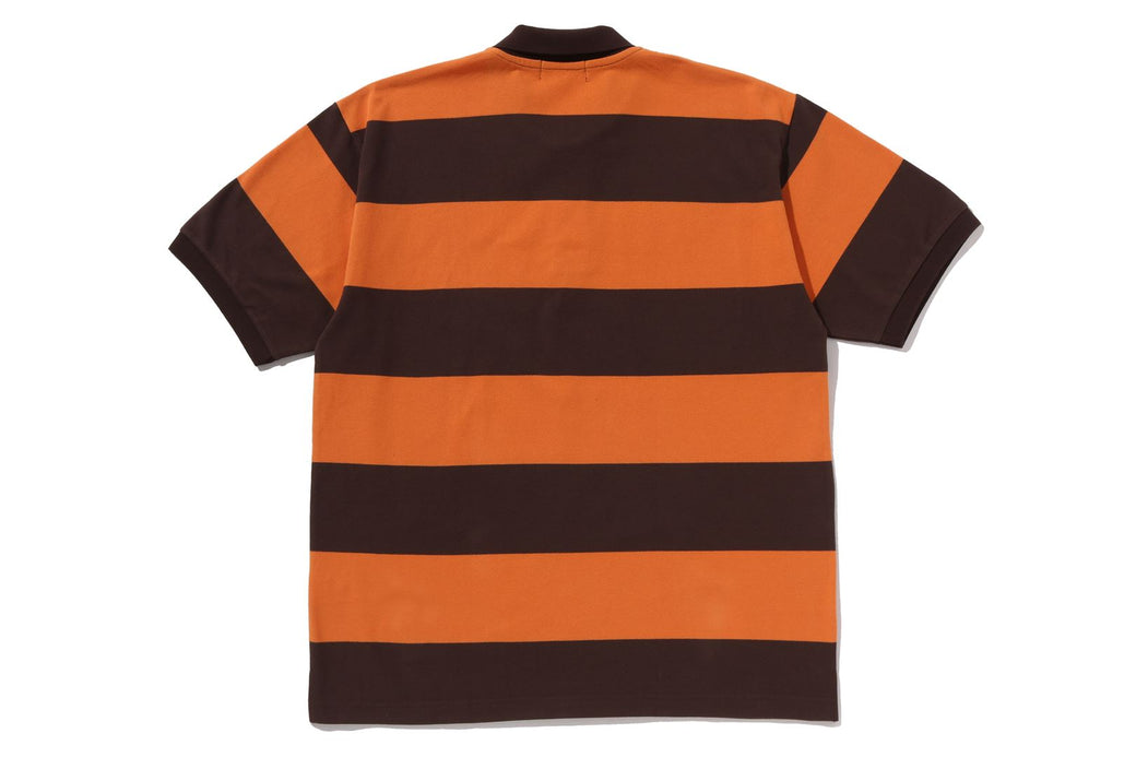 MILO ONE POINT STRIPE RELAXED FIT POLO | bape.com