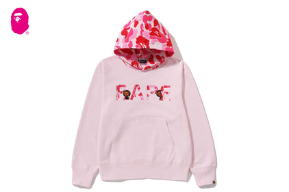 ABC CAMO LOGO WITH BABY LISA PULLOVER HOODIE