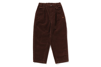 ONE POINT CORDUROY CURVED PANTS