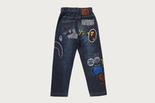 BABY MILO FRIENDS DENIM PRINT SWEAT PANTS