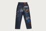 BABY MILO FRIENDS DENIM PRINT SWEAT PANTS