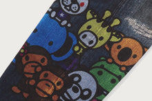 BABY MILO FRIENDS DENIM PRINT SWEAT PANTS