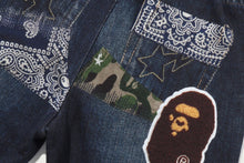 BABY MILO FRIENDS DENIM PRINT SWEAT PANTS