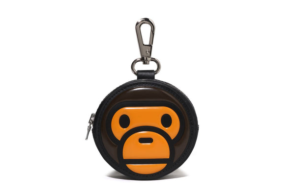 ★APE エイプ BABYMILO マイロフェイス マルチカバー ベッドカバー★ BABY MILO PATENT LEATHER COIN CASE | bape.com