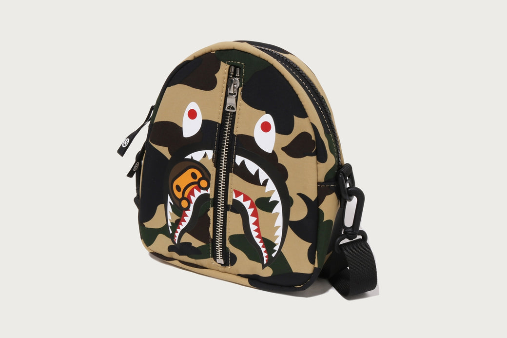 1ST CAMO MILO SHARK MINI SHOULDER BAG | bape.com