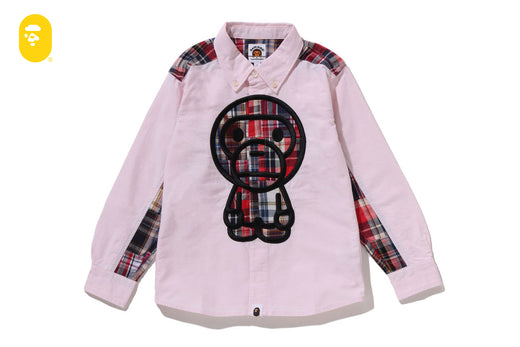 BABY MILO PATCH OXFORD BD SHIRT