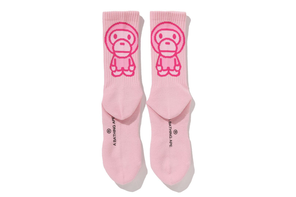 A BATHING APE ソックス BABY LISA ピンクM BABY MILO SOCKS | bape.com