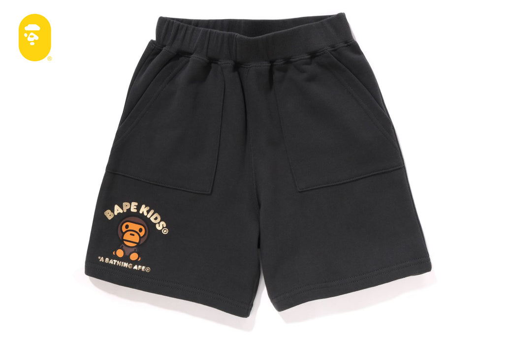 BABY MILO FOIL PRINT SHORTS | bape.com