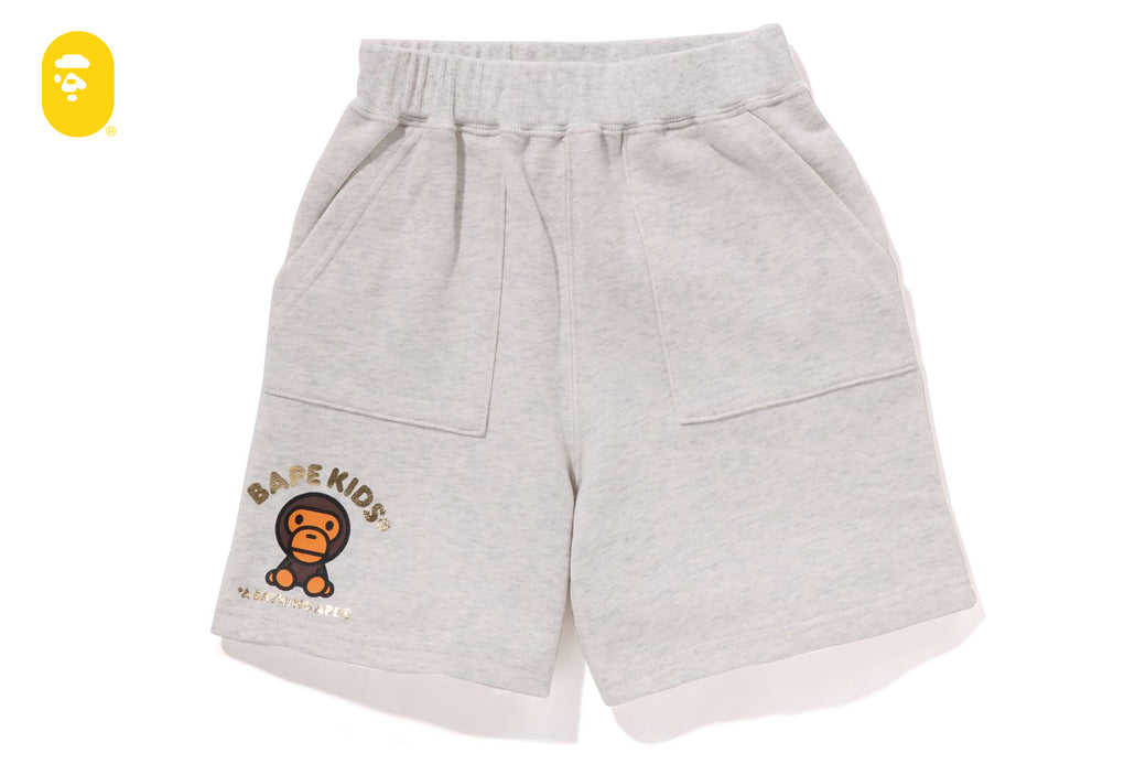 BABY MILO 星と猿柄 コットンショートパンツ M BABY MILO GAME PATTERN PACKABLE SHORTS KIDS – us.bape.com