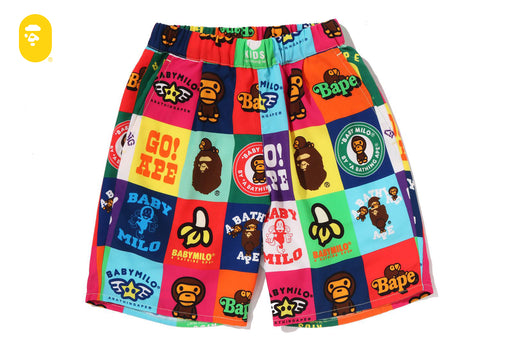 BABY MILO PATCHWORK SHORTS
