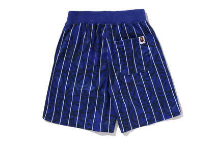 ALL BABY MILO STRIPE MILO BASEBALL SHORTS