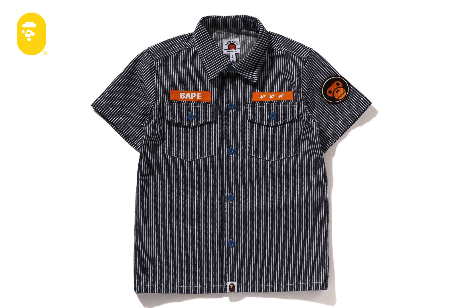 HICKORY BABY MILO PATCH SS SHIRT | bape.com