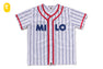ALL BABY MILO STRIPE MILO BASEBALL SHIRT