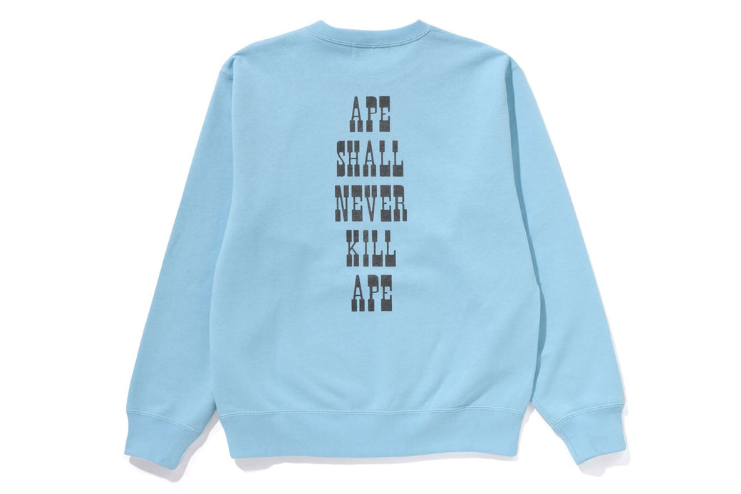 BABY MILO CREWNECK SWEATSHIRT | bape.com
