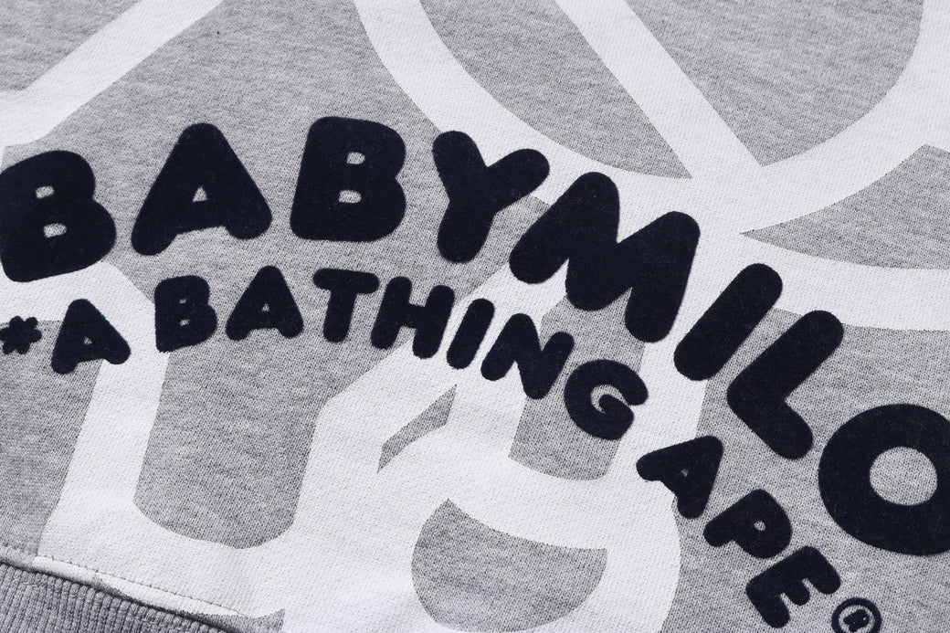 BIG BABY MILO CREWNECK SWEATSHIRT | bape.com