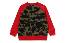 1ST CAMO MILO SHARK FZH CREWNECK SWEATSHIRT