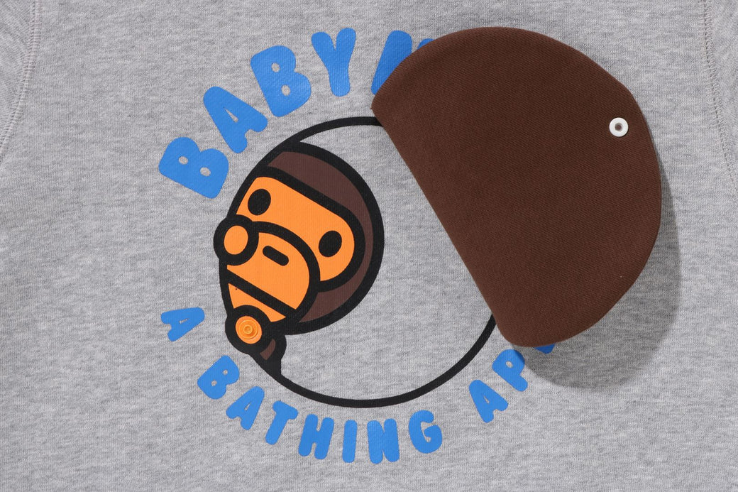 【美品】BAPE KIDS BABY MILO トレーナー 100cm 正規品 BABY MILO CIRCLE CREWNECK SWEATSHIRT | bape.com