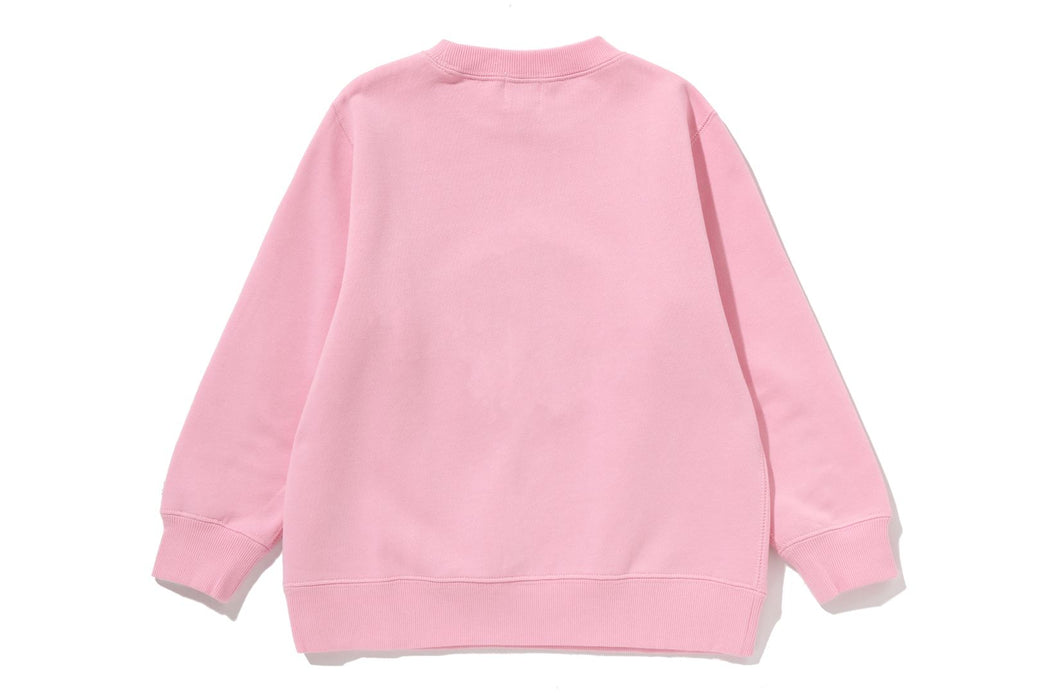 BABY MILO CIRCLE CREWNECK SWEATSHIRT | bape.com