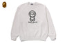 HEAVY WASH BABY MILO RELAXED FIT CREWNECK SWEATSHIRT