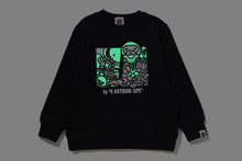 BABY MILO FRIENDS GLOW IN THE DARK CREWNECK SWEATSHIRT