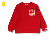 ABC CAMO POCKET MILO PATCH CREWNECK SWEATSHIRT